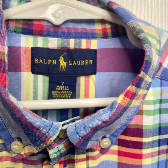 Polo by Ralph Lauren Boys Bottom Down Shirt - Picture 2 of 4